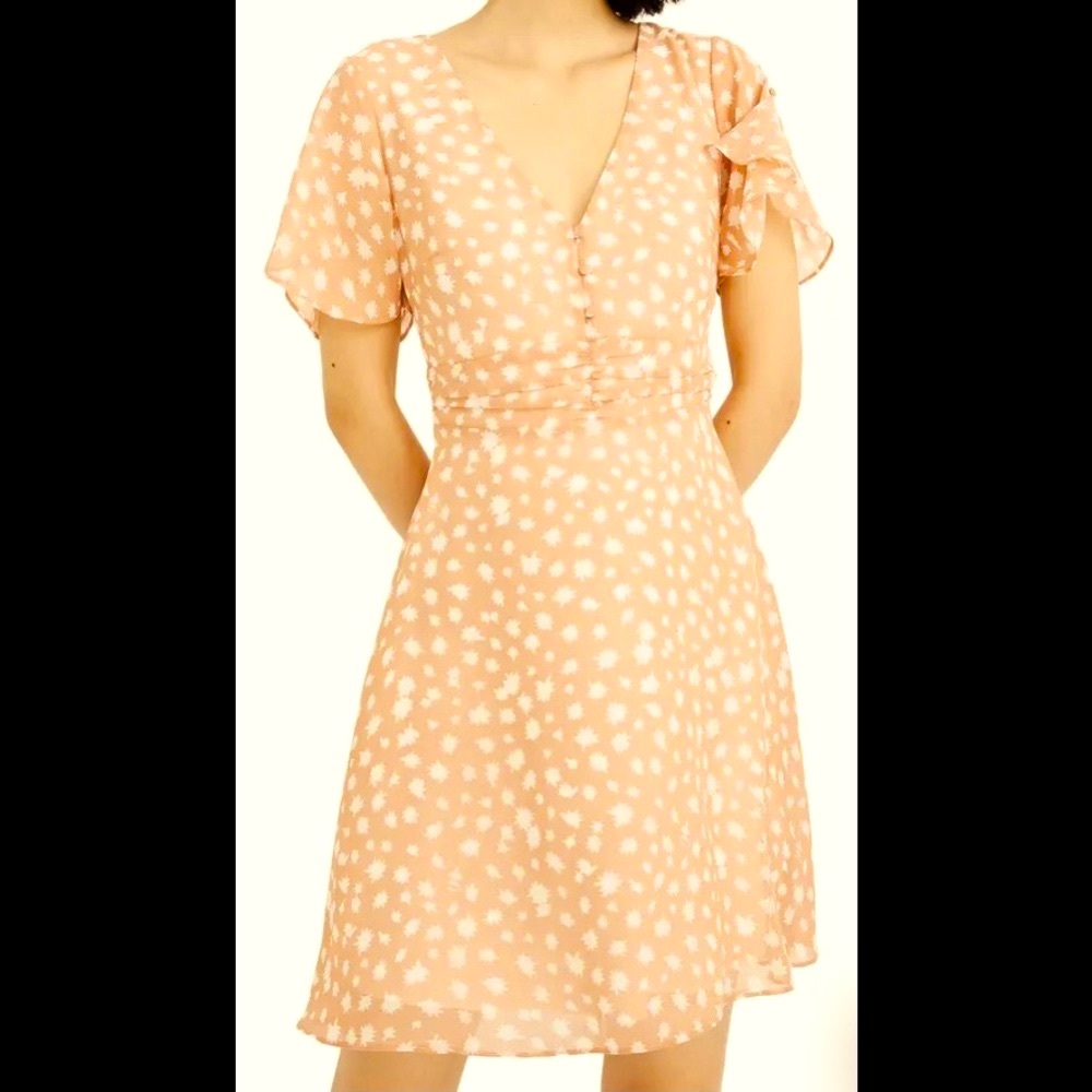 Madewell StarShowered Ruched Minidress